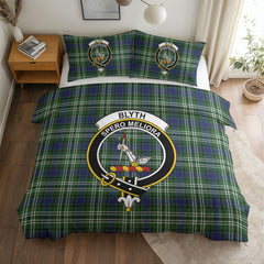 Blyth Tartan Crest Bedding Set
