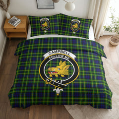 Campbell of Breadalbane Modern Tartan Crest Bedding Set