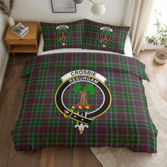 Crosbie Tartan Crest Bedding Set