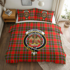 Drummond of Perth Tartan Crest Bedding Set