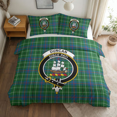 Duncan Ancient Tartan Crest Bedding Set