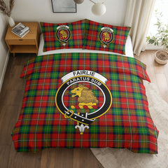 Fairlie Tartan Crest Bedding Set