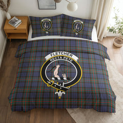 Fletcher of Dunans Tartan Crest Bedding Set