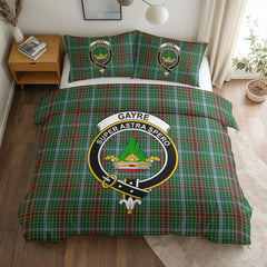 Gayre Tartan Crest Bedding Set