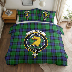 Haldane Tartan Crest Bedding Set