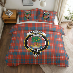 Hamilton Ancient Tartan Crest Bedding Set