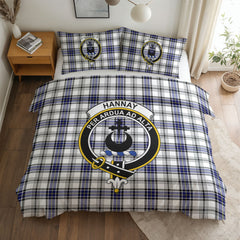 Hannay Modern Tartan Crest Bedding Set