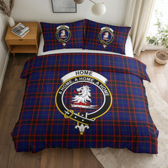 Home Modern Tartan Crest Bedding Set