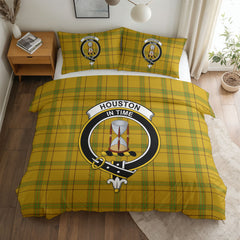 Houston Tartan Crest Bedding Set