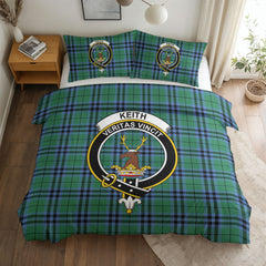 Keith Ancient Tartan Crest Bedding Set