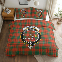 MacAulay Ancient Tartan Crest Bedding Set