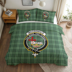MacDonald Lord of the Isles Hunting Tartan Crest Bedding Set