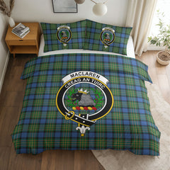 MacLaren Ancient Tartan Crest Bedding Set