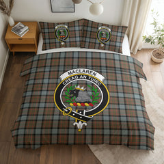 MacLaren Weathered Tartan Crest Bedding Set