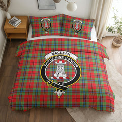 MacLean of Duart Modern Tartan Crest Bedding Set