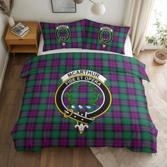 McArthur - Milton Tartan Crest Bedding Set