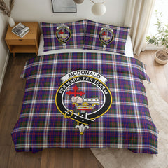 McDonald Dress Modern Tartan Crest Bedding Set