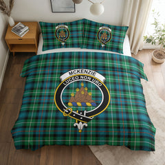 McKenzie Ancient Tartan Crest Bedding Set