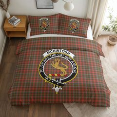 McKintosh Hunting Weathered Tartan Crest Bedding Set
