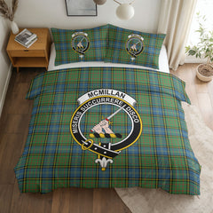 McMillan Hunting Ancient Tartan Crest Bedding Set