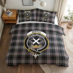 Moffat Modern Tartan Crest Bedding Set