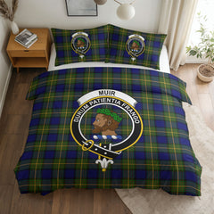 Muir Tartan Crest Bedding Set
