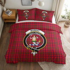 Murray of Tulloch Modern Tartan Crest Bedding Set
