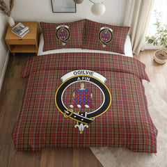 Ogilvie Tartan Crest Bedding Set