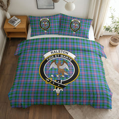 Ralston Tartan Crest Bedding Set
