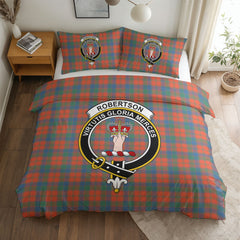 Robertson Ancient Tartan Crest Bedding Set