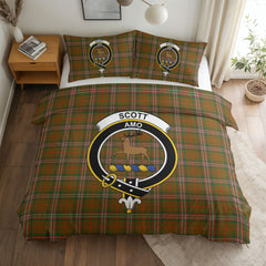 Scott Brown Modern Tartan Crest Bedding Set