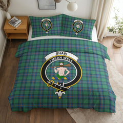 Shaw (of Sauchie) Ancient Tartan Crest Bedding Set