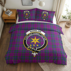 Wardlaw Modern Tartan Crest Bedding Set