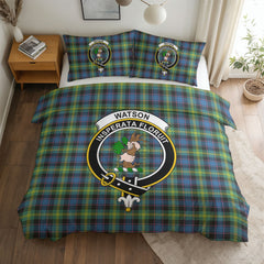 Watson Ancient Tartan Crest Bedding Set