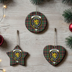 Cumming Hunting Ancient Tartan Crest Christmas Ceramic Ornament