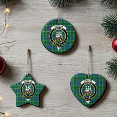Duncan Ancient Tartan Crest Christmas Ceramic Ornament