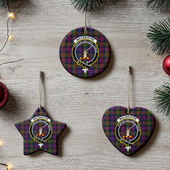 MacBrayne Tartan Crest Christmas Ceramic Ornament