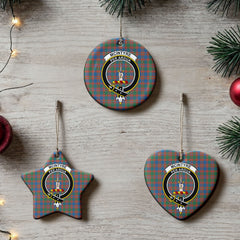 McIntyre Ancient Tartan Crest Christmas Ceramic Ornament