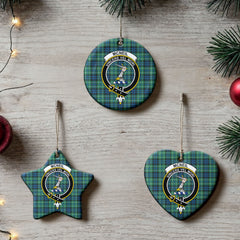 McNeil of Colonsay Ancient Tartan Crest Christmas Ceramic Ornament