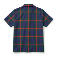 Agnew Modern Tartan Crest Hawaiian Shirt