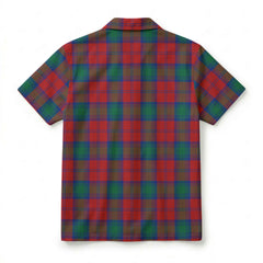 Auchinleck Tartan Crest Hawaiian Shirt