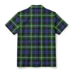 Baillie Modern Tartan Crest Hawaiian Shirt