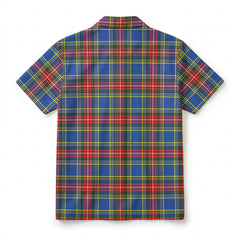 Beaton Modern Tartan Crest Hawaiian Shirt