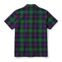 Calder Tartan Crest Hawaiian Shirt