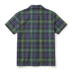 Campbell Argyll Modern Tartan Crest Hawaiian Shirt