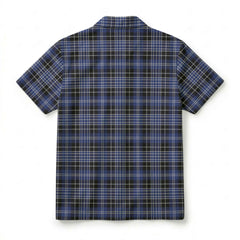 Clark Modern Tartan Crest Hawaiian Shirt