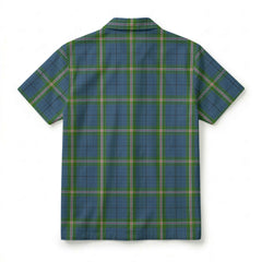 Clelland Tartan Crest Hawaiian Shirt