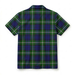 Forbes Modern Tartan Crest Hawaiian Shirt