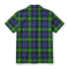 Gordon Modern Tartan Crest Hawaiian Shirt