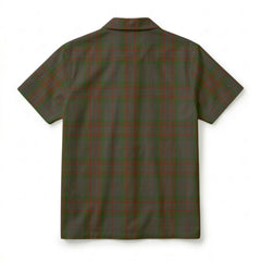 Gray Tartan Crest Hawaiian Shirt